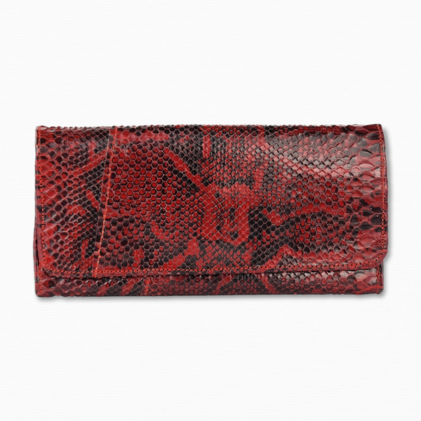 SIENNA Red Trifold Wallet